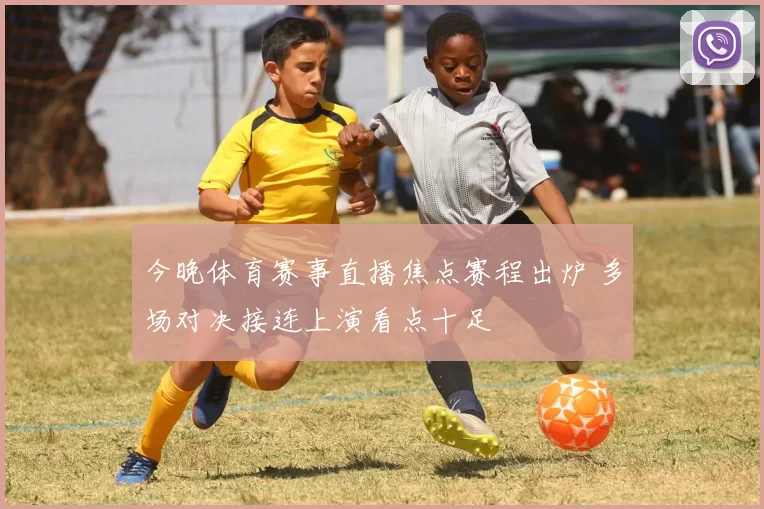 今晚体育赛事直播焦点赛程出炉 多场对决接连上演看点十足